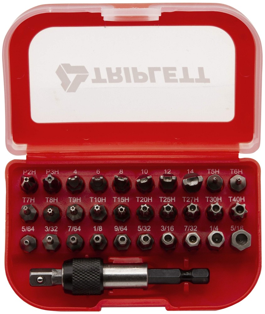32-Piece TSBK001 Security Bit Kit with 30 Industrial-Grade Tamperproof Bits