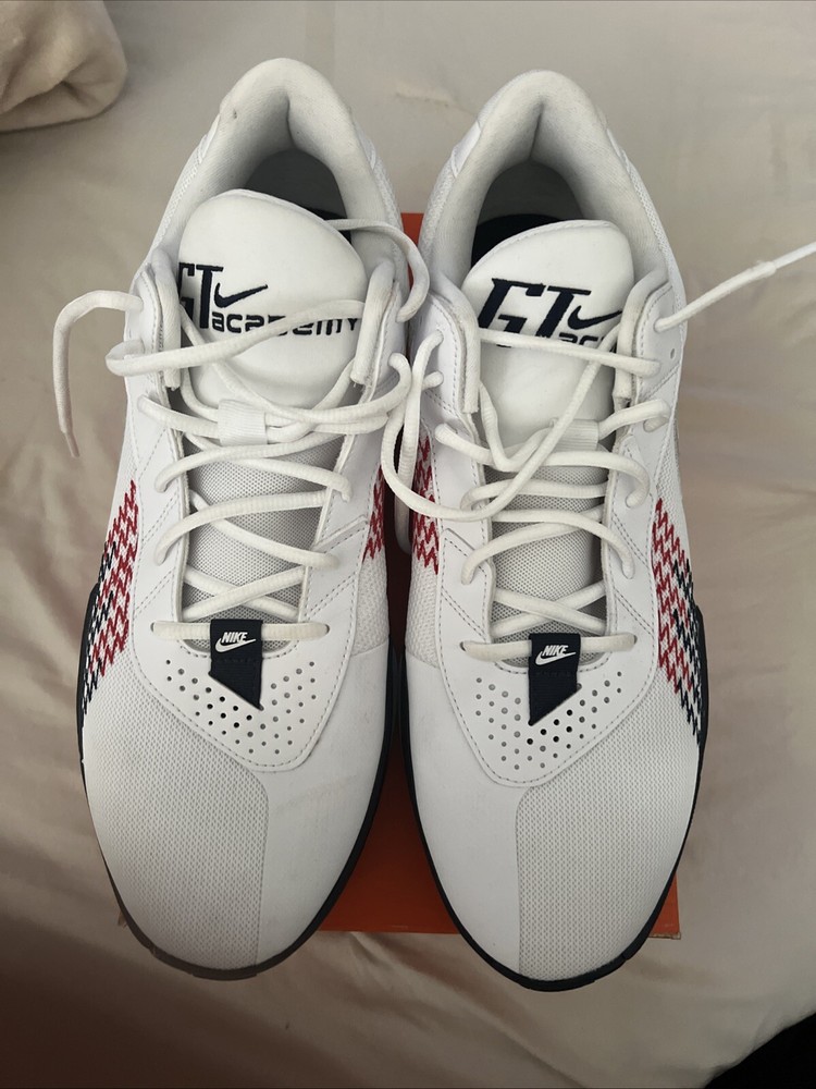 Nike Air Zoom G.t. Gt Cut 3 White-Obsidian-Sport Red Usa Sz 16 [HM9425-100]