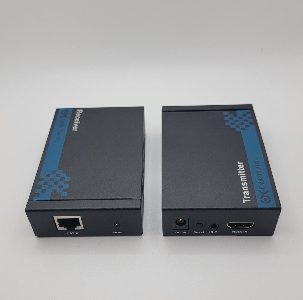 Cable Matters HDMI over Ethernet Extender w TCP/IP - Up to 300 Feet, 1080P 60 Hz