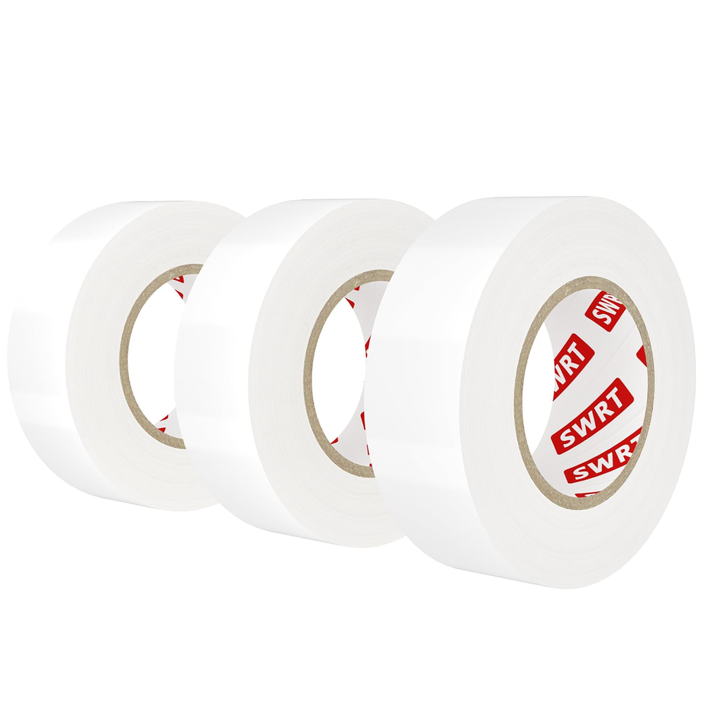 0.7 in X 66 FT White Electrical Tape Waterproof, 3 Pack High Temp Electric Tape