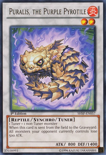 Puralis The Purple Pyrotile SHSP-EN057 1st Edition Rare Moderately Played