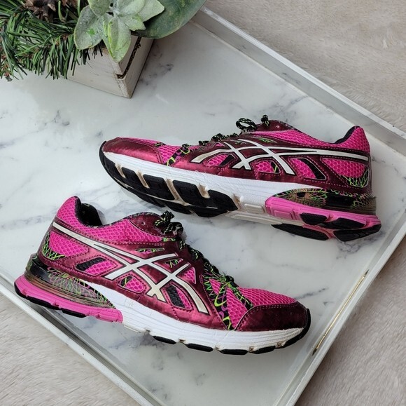 Asics Gel Prelus Women's Size 7.5 Running Shoe Pink Multi T480N