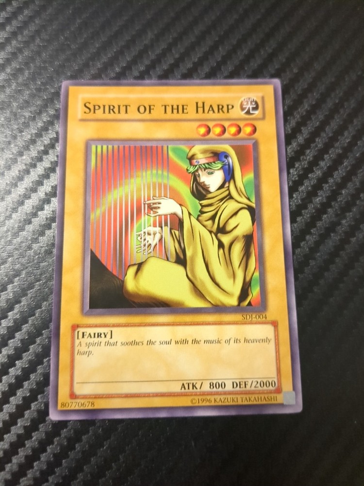 Spirit of the Harp SDJ-004 Joey Unlimited Starter Deck Yugioh Unlimited Edition
