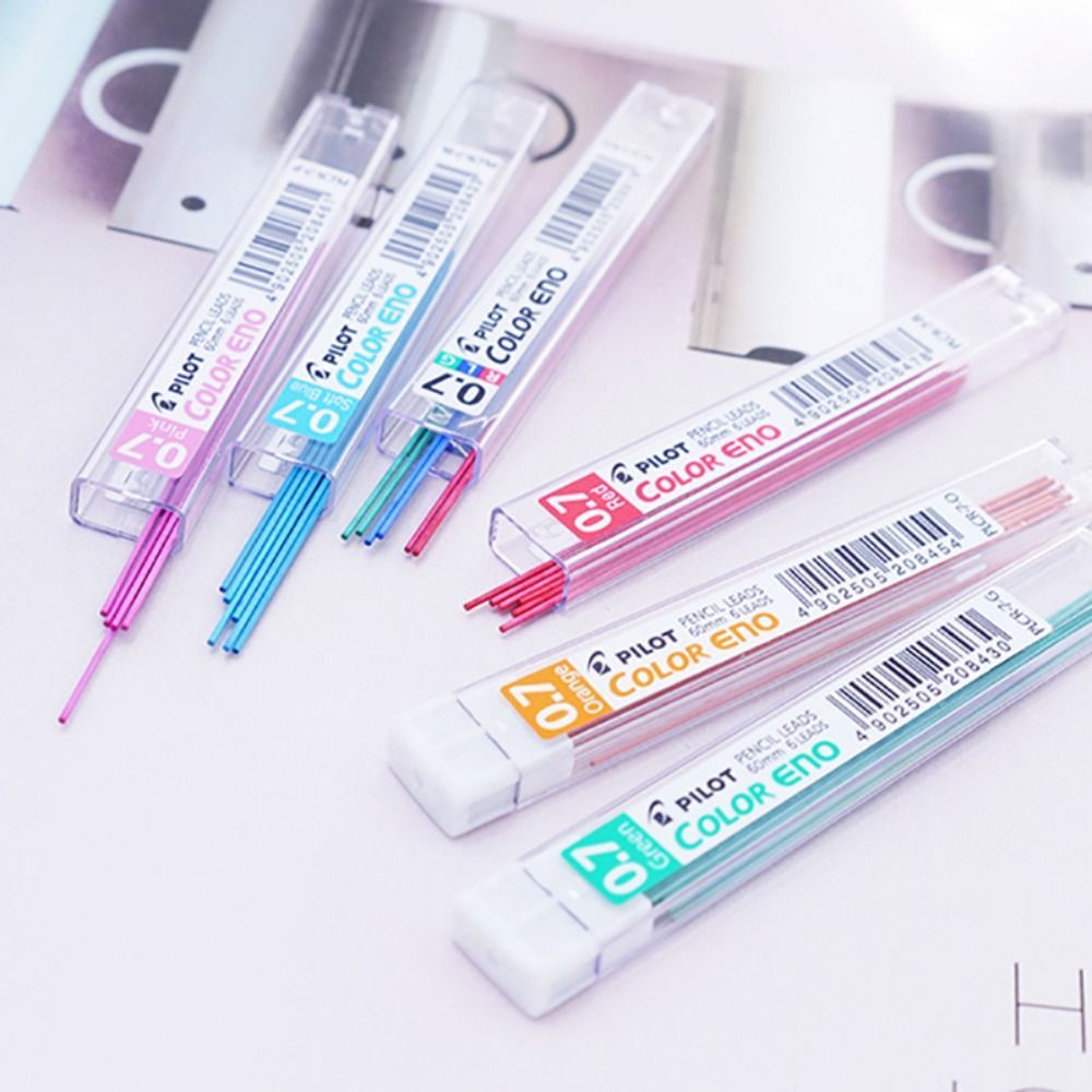Multi-color Automatic Pencil Refill Mechanical Pencil Lead Graphite 0.7mm 2B