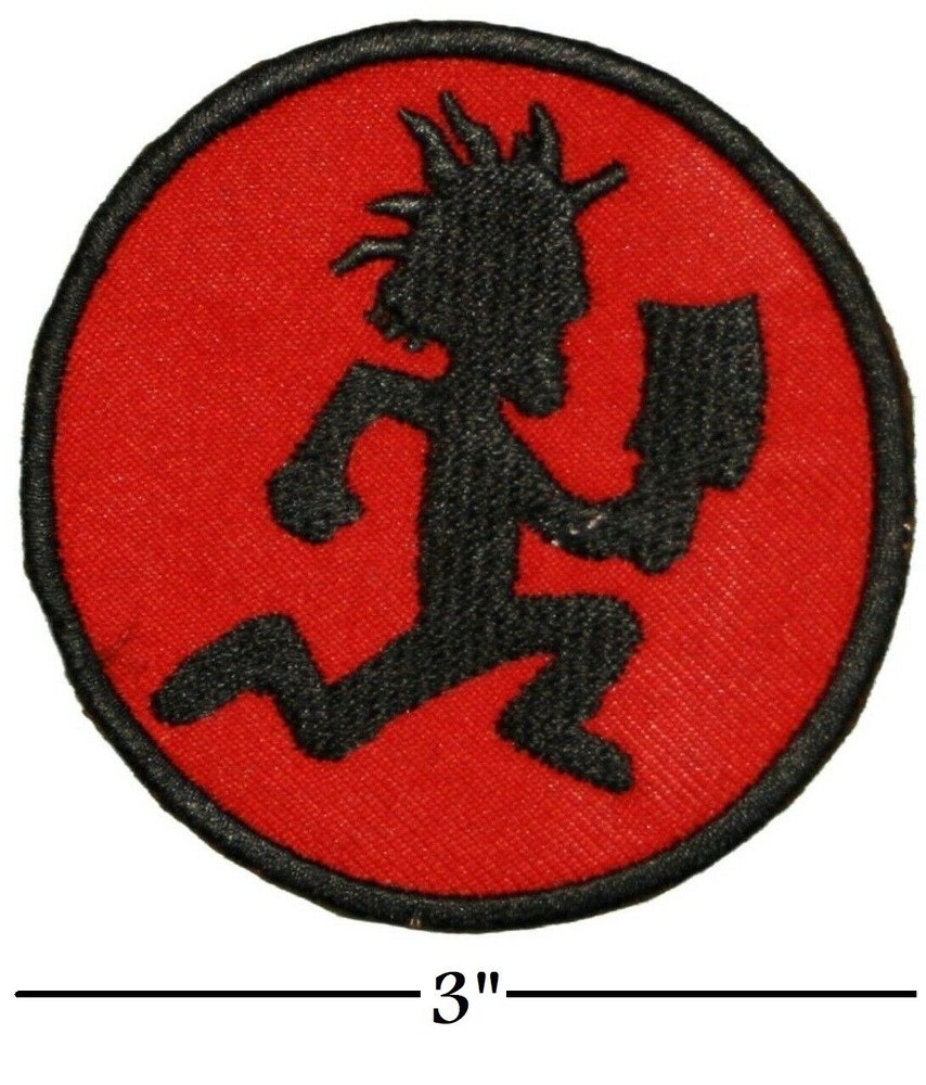 ICP Insane Clown Posse Running Man Embroidered Iron on sew on Patch badge 3