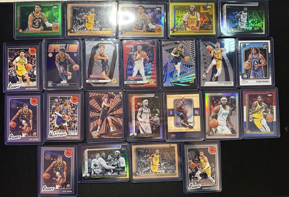 Indiana Pacers Mixed Trading Card Lot