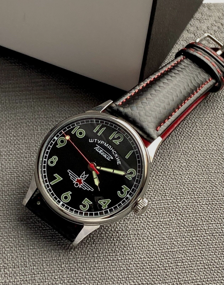 Vintage Raketa Shturmanskie Soviet Mechanical Men's Watch Caliber 2609 NA