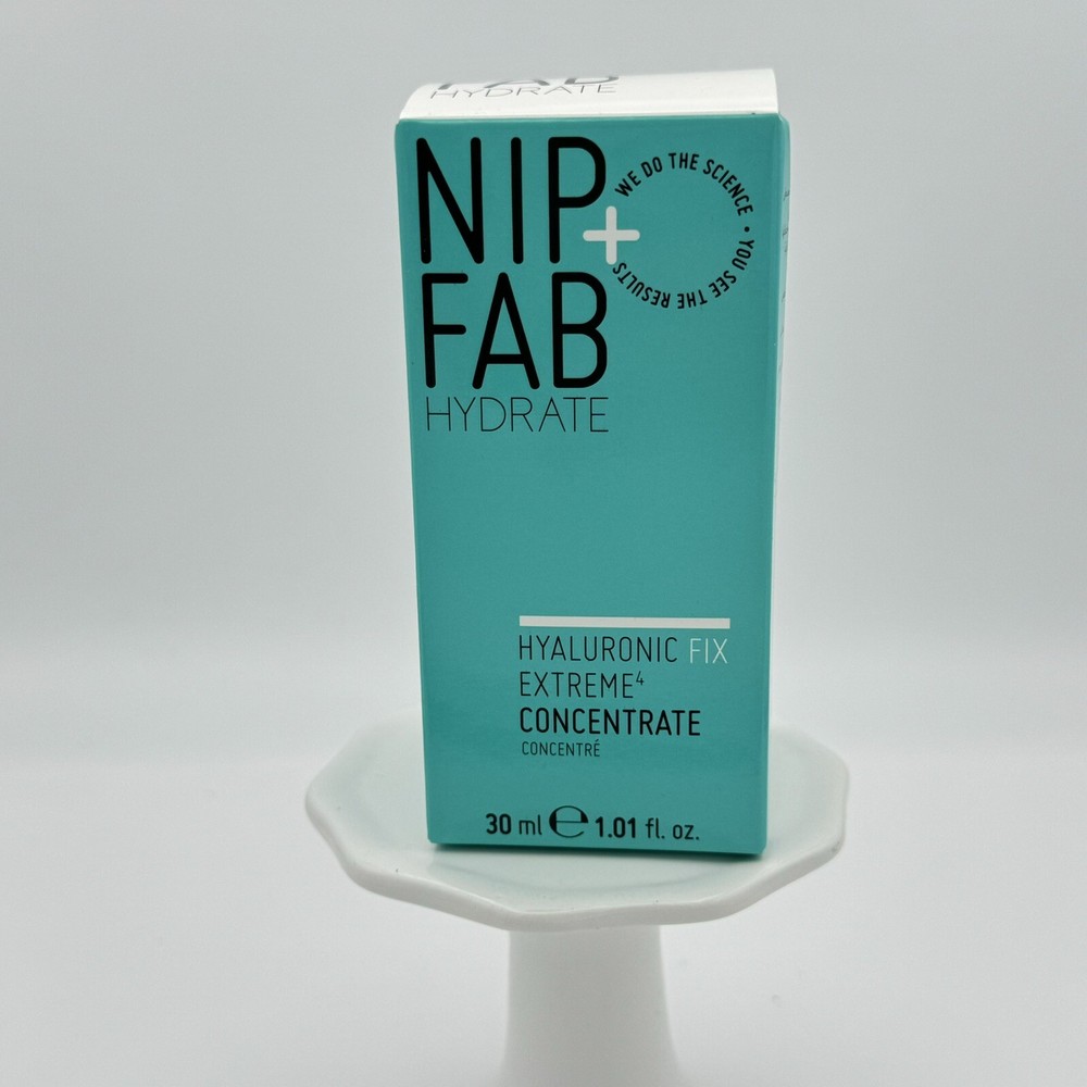 NIB Nip + Fab Hydrate Hyaluronic Fix Extreme Concentrate 1.01 oz Full Size