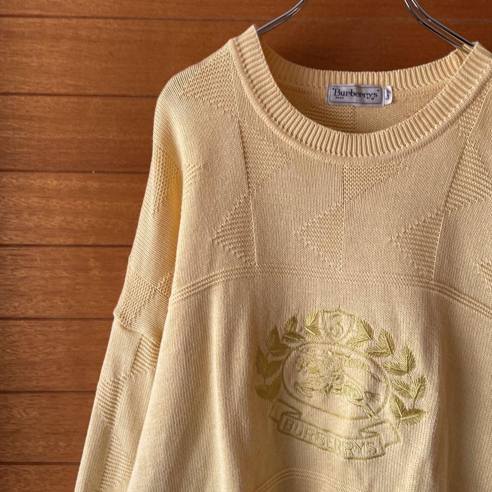 Burberry knit sweater Men's Fashion from Japan