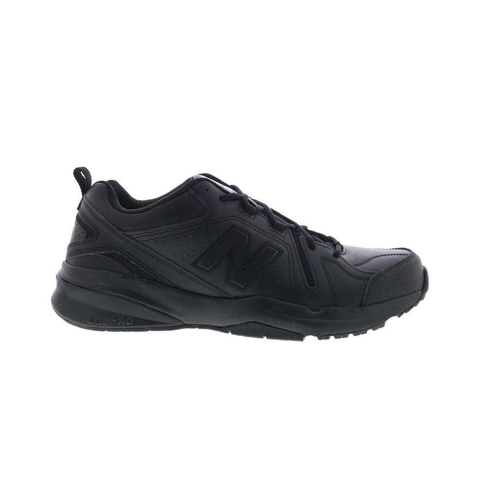 New Balance 608V5 XMX608AB5 Mens Black Wide Leather Lifestyle Sneakers Shoes