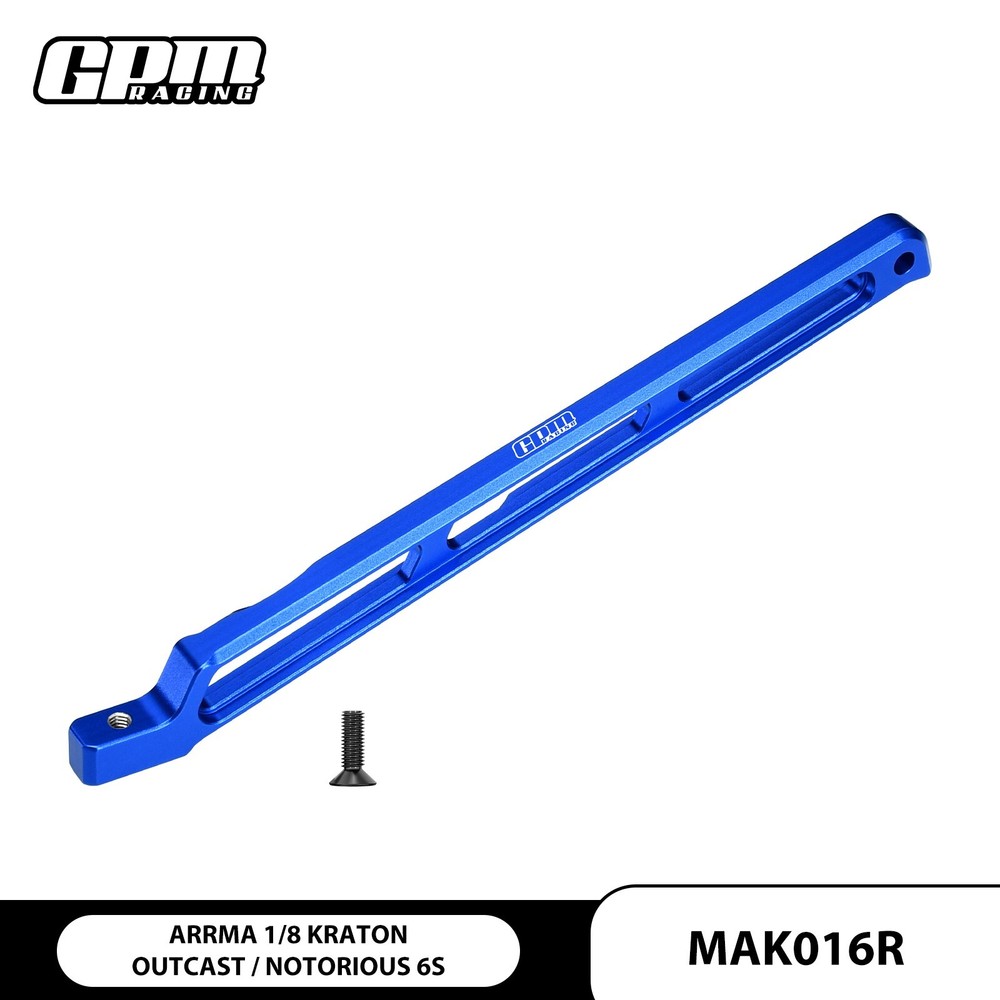 GPM Aluminum Rear Chassis Link For ARRMA 1/8 Kraton Outcast Notorious Talion 6S