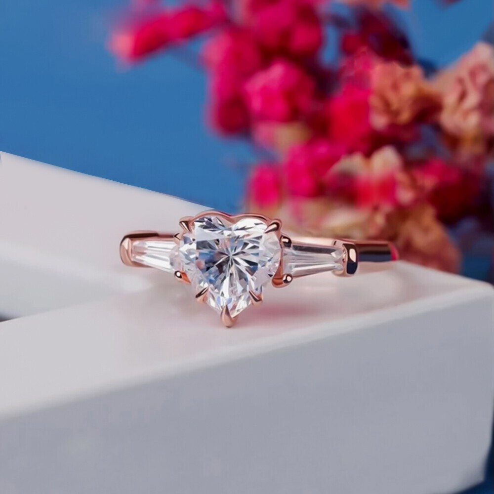 2.50 Ct Certified Treated Off White Diamond Solitaire Ring 925 Sterling Silver