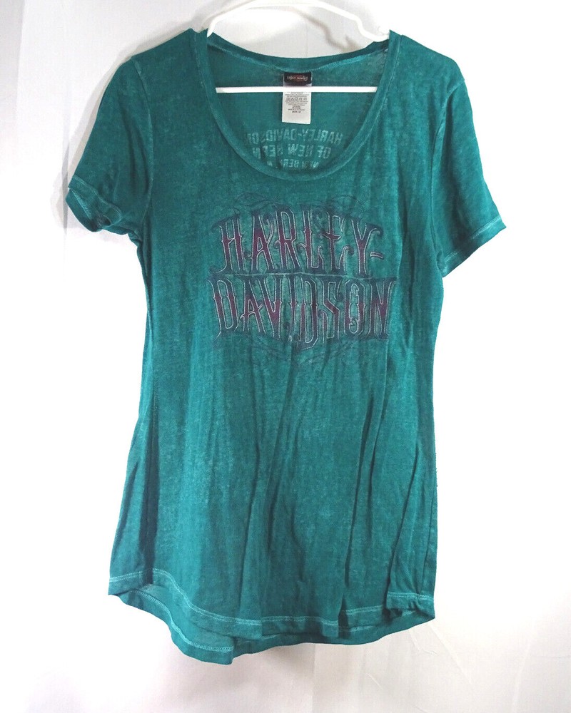 Harley Davidson T Shirt Women Short Sleeve Regular Fit Medium-New Bern,NC