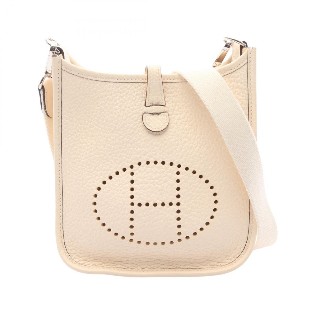 HERMES Evelyne Amazon TPM Shoulder crossbody Bag Z Taurillon Clemence Nata SHW