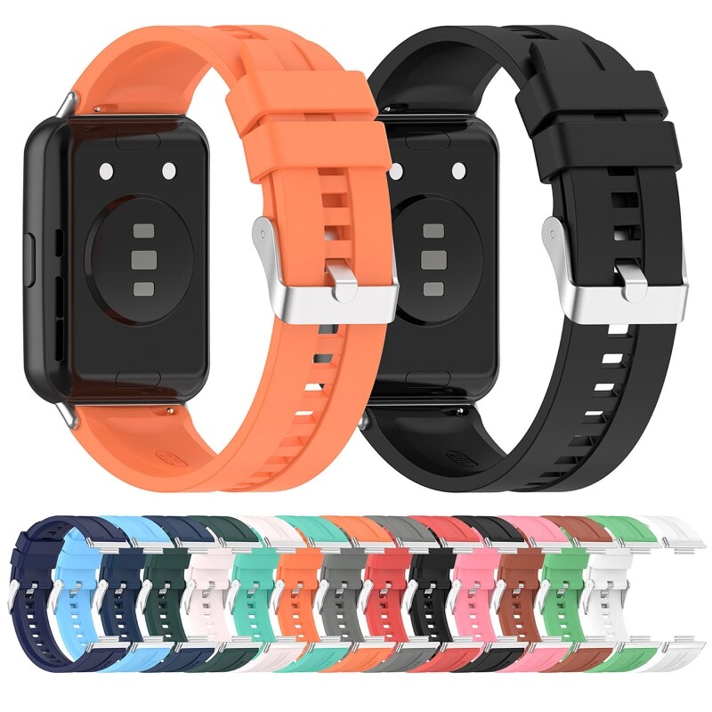 For HuaweiWatch Fit 2 Band Adjustable Sports Silicone Watch Band Strap