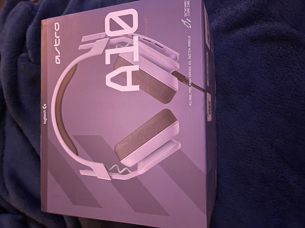 Astro A10 Wired Lavender Gaming Headset for PC, Xbox, Ps5, And Nintendo Switch