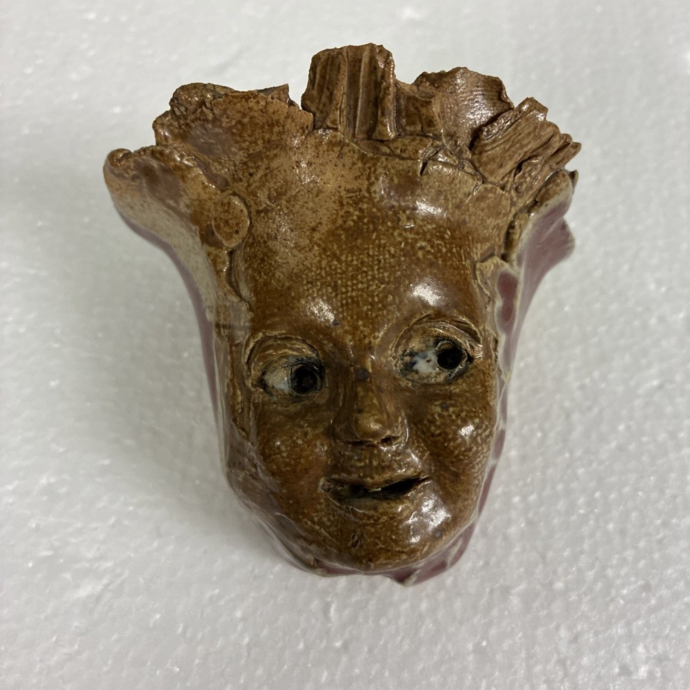 Creepy Handmade Clay Wall Planter for Unique Home Decor