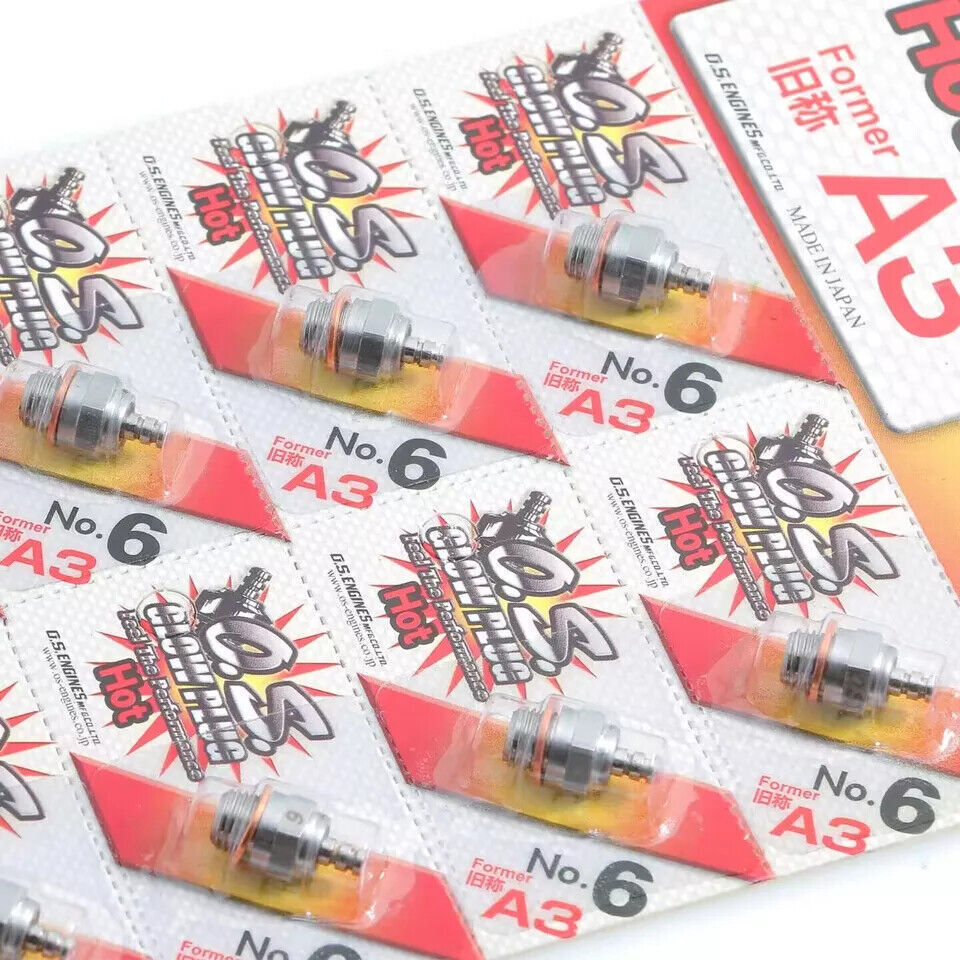 RC Parts Glow Plug OS Former A3 No.6 #6 Standard Glow Plug Spark For RC Car