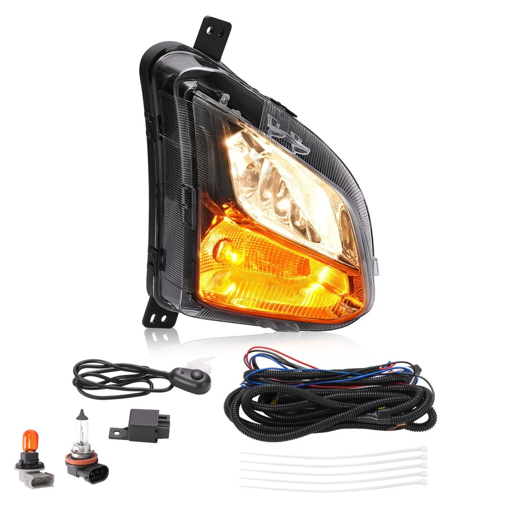 RH Bumper Fog Light Turn Signal Lamp For Chevy Equinox 2018-2021 w/Bulb & Wiring