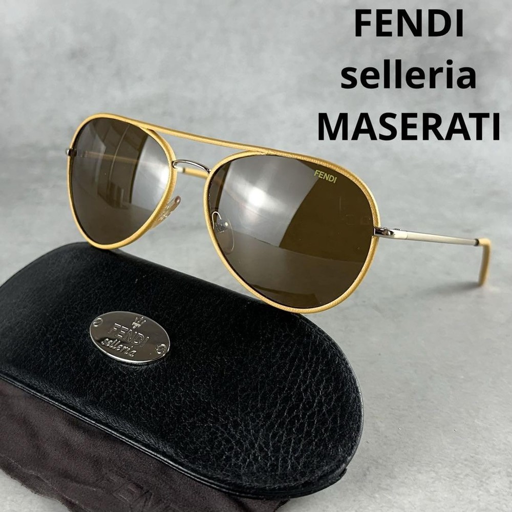 Fendi Celeria Maserati Mens Polarized Sunglasses Authentic Pre-Owned
