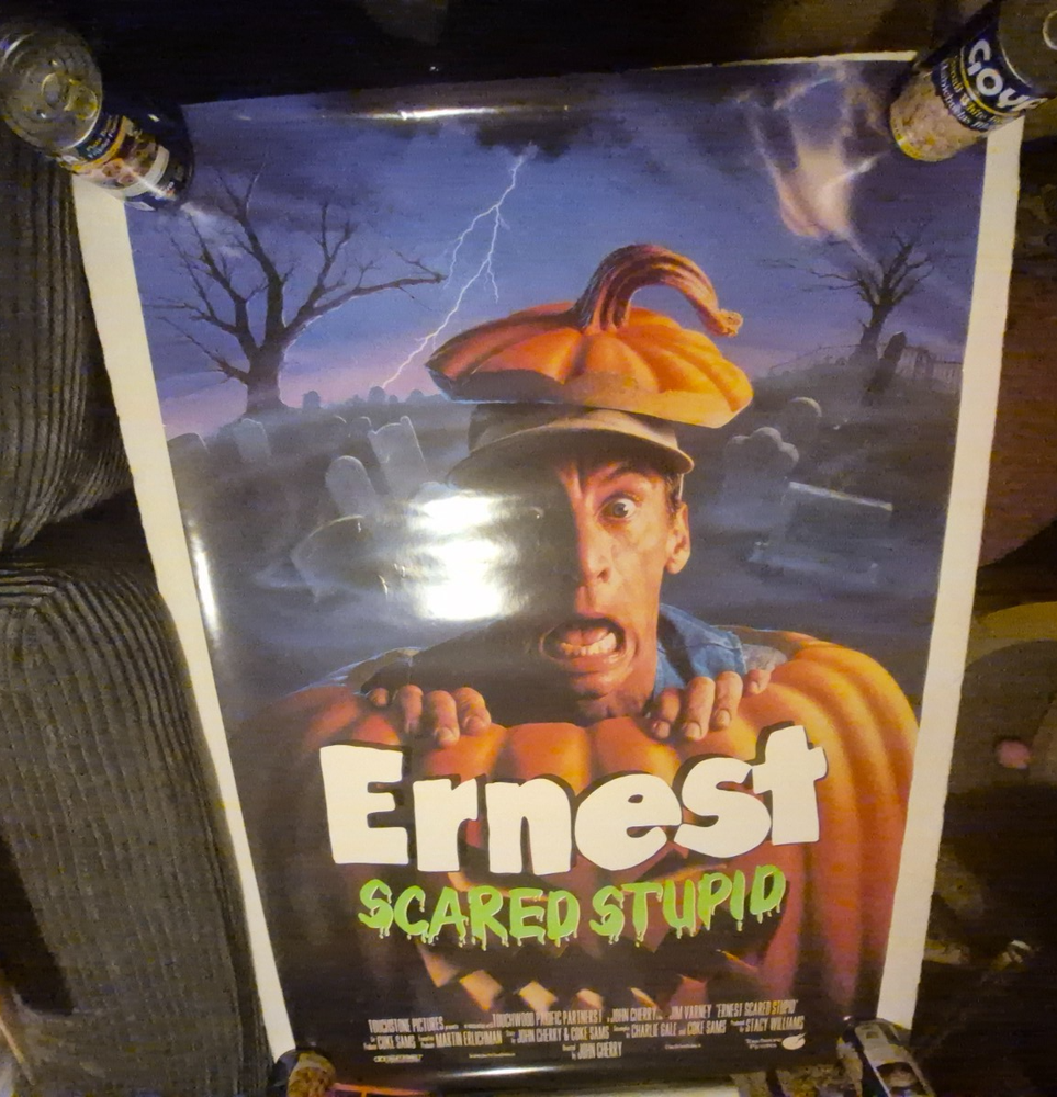 ERNEST SCARED STIFF MOVIE ONE SHEET VINTAGE POSTER ROLLED-exc-27x40
