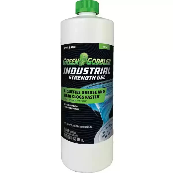32 oz. Industrial Gel Hair and Grease Clog Dissolver