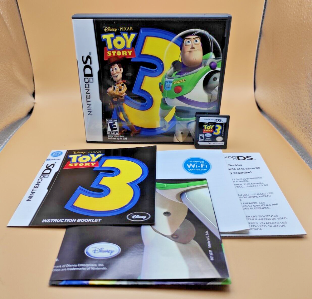 Toy Story 3 (Nintendo DS, 2010) COMPLETE in Box with Mini Poster!!