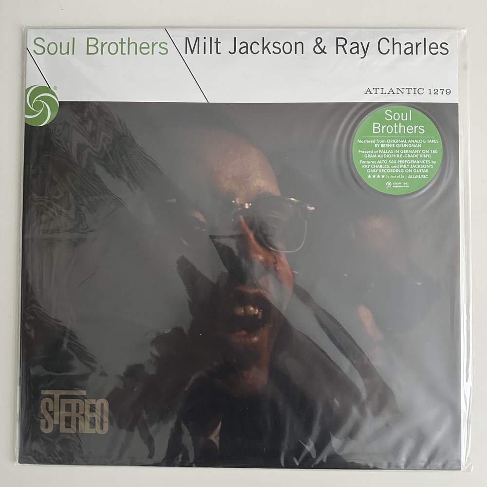 MILT JACKSON & RAY CHARLES SOUL BROTHERS AUDIOPHILE 180G ORG GERMANY LP NEW