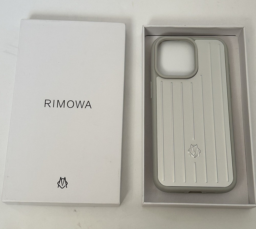 GENUINE Rimowa Iphone Case Aluminum Silver For Iphone 15 PRO
