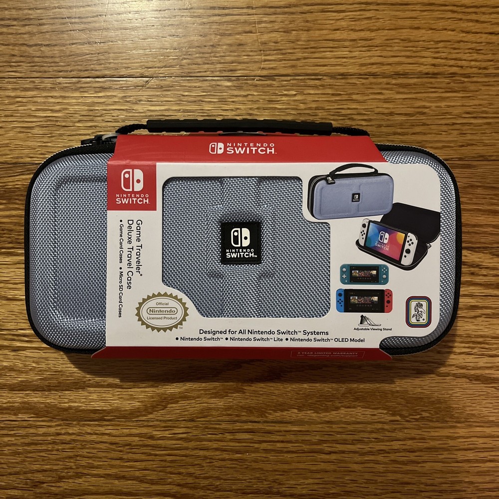 Nintendo Switch Game Traveler Deluxe Case - Light Blue