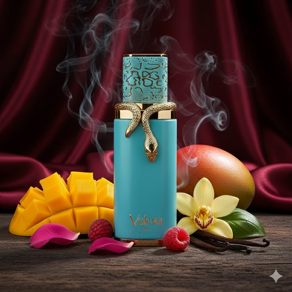 Fragrance World Vulcan Feu by French Avenue  EDP Spray for Unisex 100 ML/ 3.4 OZ