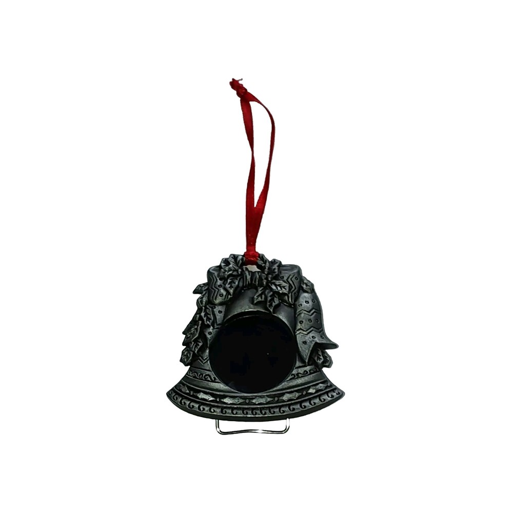 Connoisseur Silver Picture Frame Ornament Magnet Christmas Silver Bell
