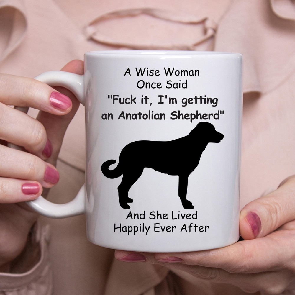 Funny Anatolian Shepherd Gift For Women White Coffee Mug