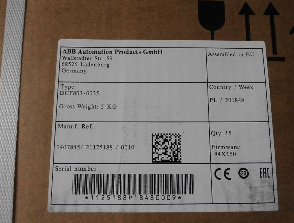 DCF803-0035 ABB Drive module DCF8030035 Brand New FedEx or DHL