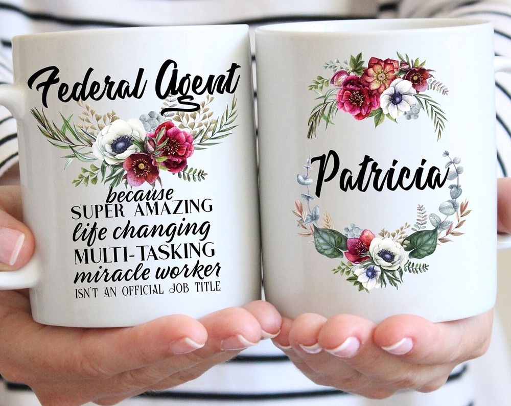 Federal Agent Gift Mug For Women L Thank You Appreciation Birthday Christmas
