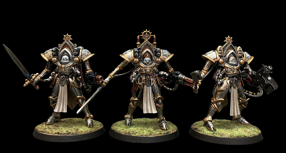 Pro-Painted Warhammer 40K Adepta Sororitas Paragon Warsuits Miniature Model