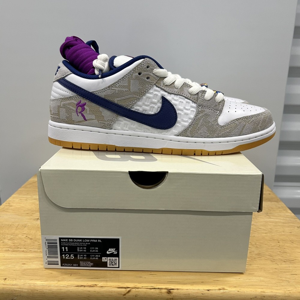 Nike SB Dunk Low Rayssa Leal Size 11 Platinum Royal FZ5251-001 NEW Skateboard