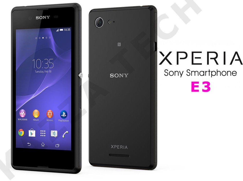 Sony Xperia E3 D2203 GPRS GPS Quad-Band Bluetooth LTE 4G without Simlock 1GB RAM
