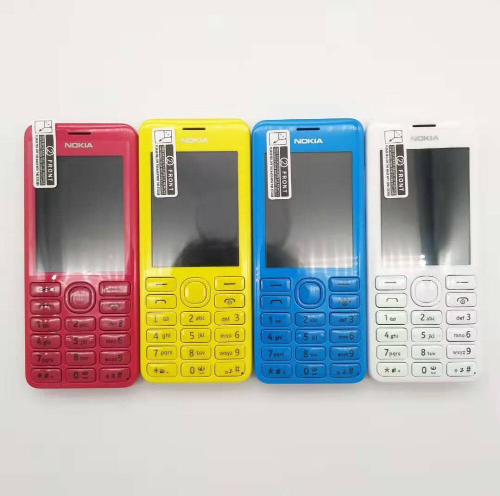 Nokia 206 Dual Sim 2G 1.3M Unlocked Bluetooth Mobile Original 1 Year warranty