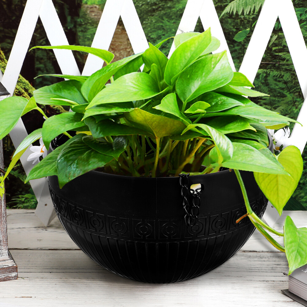 2pcs Self-watering Hanging Planters Indoor Hanging Flower Pots with Net