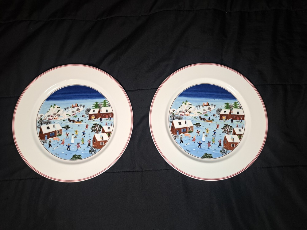 Two Villeroy & Boch Naif Christmas 10.5