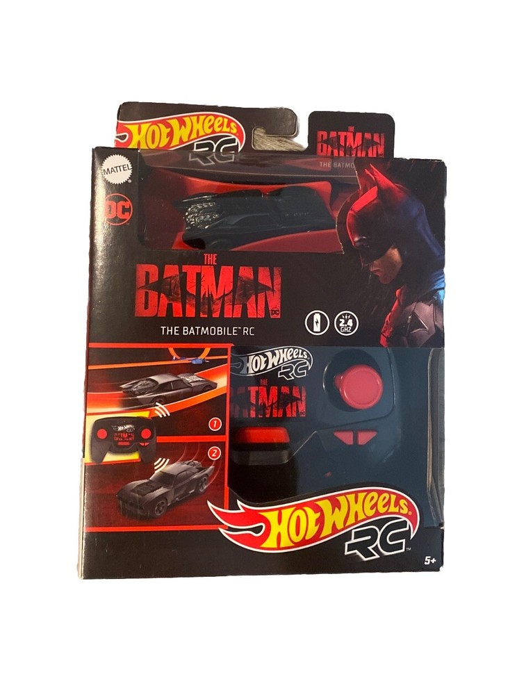 Hot Wheels RC 1:64 Scale The Batman Batmobile, Remote-Controlled Vehicle New