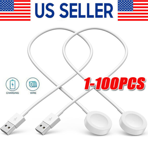 Magnetic USB-A Charging Cable for Apple Watch Series 5 6 SE 8 9 Ultra Lot