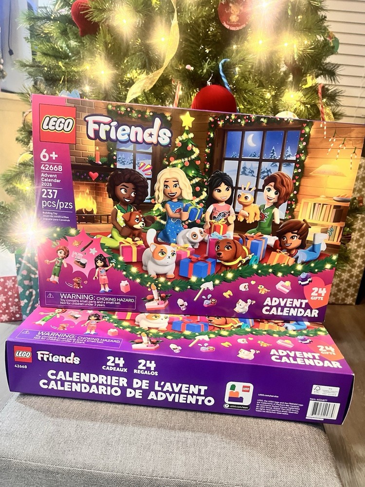 LEGO 42668 Friends Advent Calendar 2025 Holiday Christmas Countdown Set 237 pcs