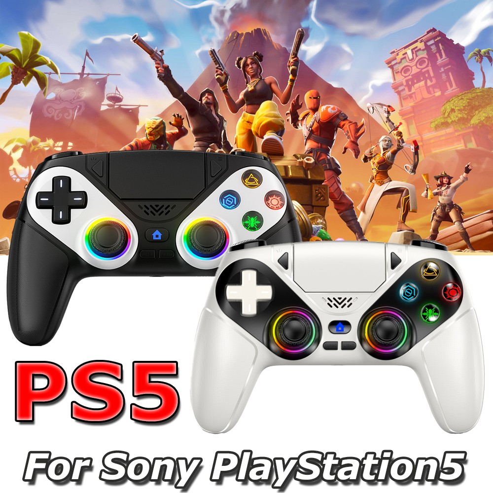 1-2X For Sony Playstation5 PS5 DualSense Wireless Black丨White Controller w/Flash