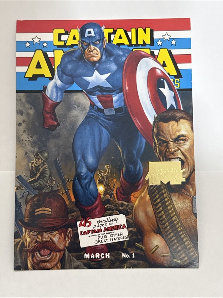 2024 Skybox Marvel Masterpieces XL What If Captain America Gold Foil #279 of 499