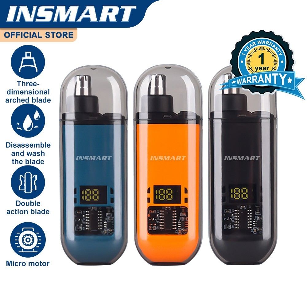 Waterproof Nose Ear Eyebrow Beard Trimmer and Hair Clipper  