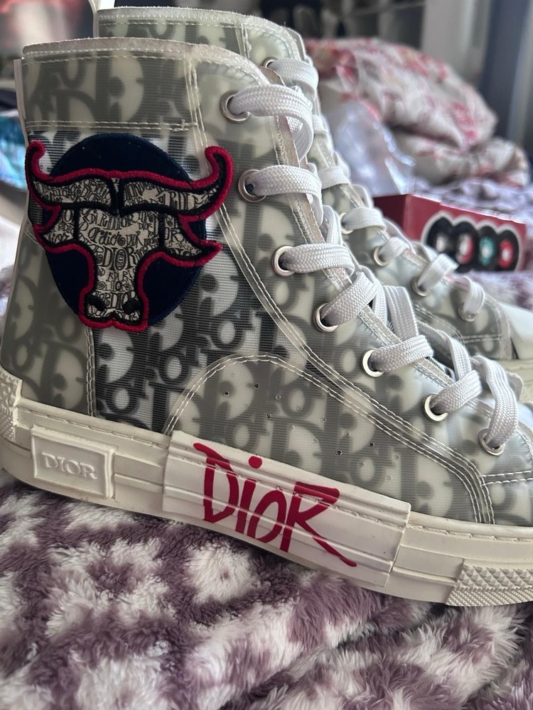 Dior White Tennis Shoes Women's Size 38