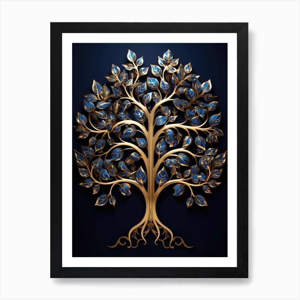 Tree Of Life 4 Art Print Framed Wall Art Poster Canvas Print Picture