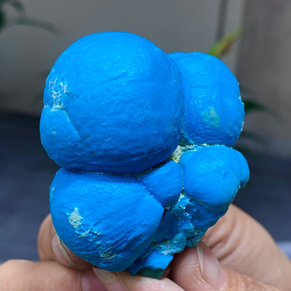 149G Natural Chrysocolla/Malachite transparent cluster rough mineral sample